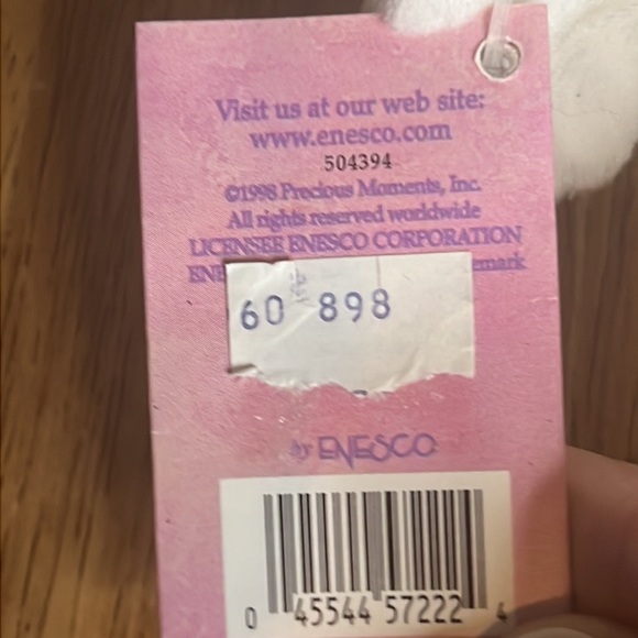 Enesco - Precious Moments Tender Tails - White Owl w/Adoption Card (1998) - Picture 14 of 17